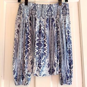 alice and olivia off the shoulder top